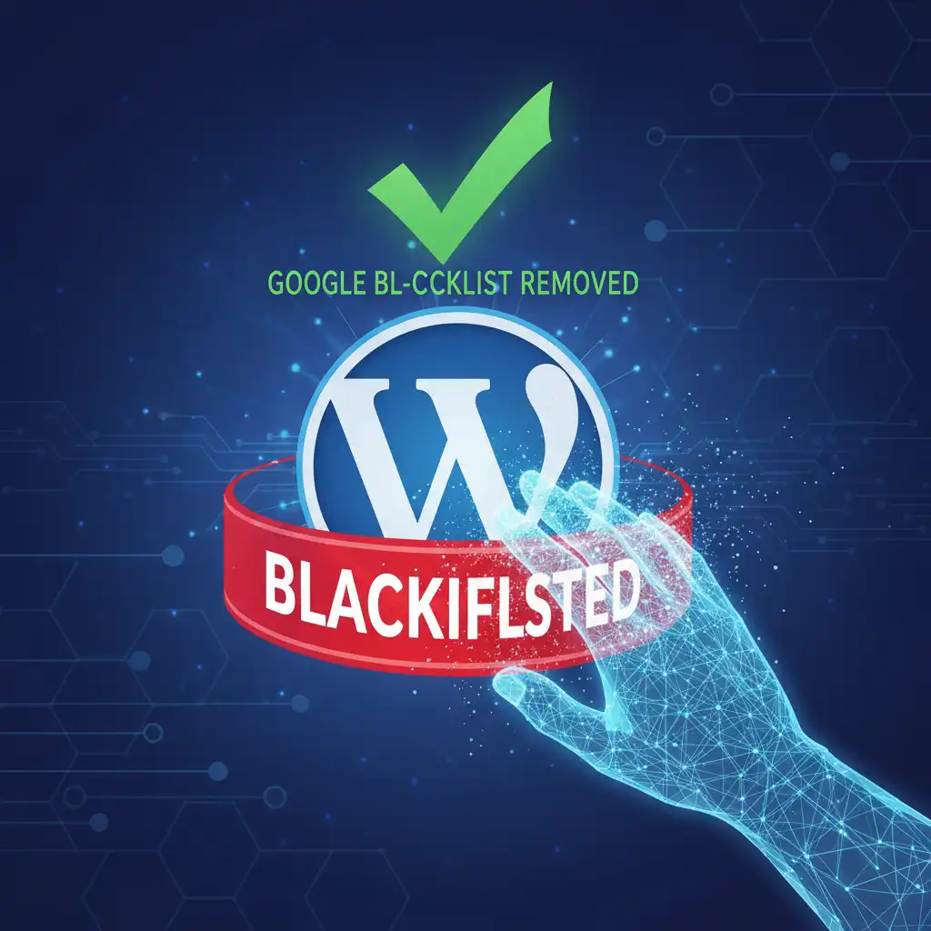 WordPress hacked Google blacklist removal